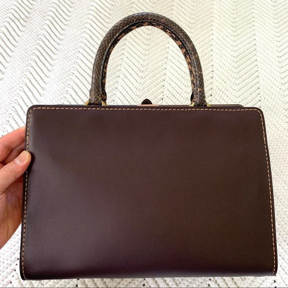 COACH 1941 Serra Colorblock Satchel Oxblood Multi - Picture 4 of 16